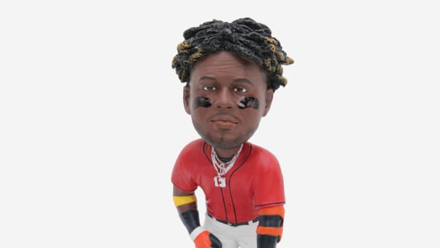 Ronald Acuña Jr and Bodyarmor bobblehead from FOCO
